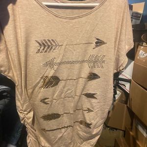 🔥Short Sleeve Ruched Blouse​​